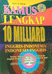 Image of Kamus Lengkap 10 Milliard Inggris-Indonesia, Indonesia-Inggris